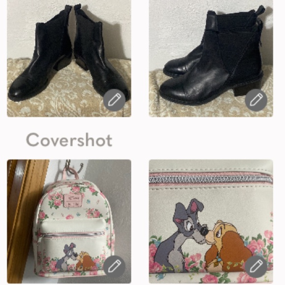 Tim’s Leather👢10+ Disney/loungefly Lady & the tramp 🎒bag